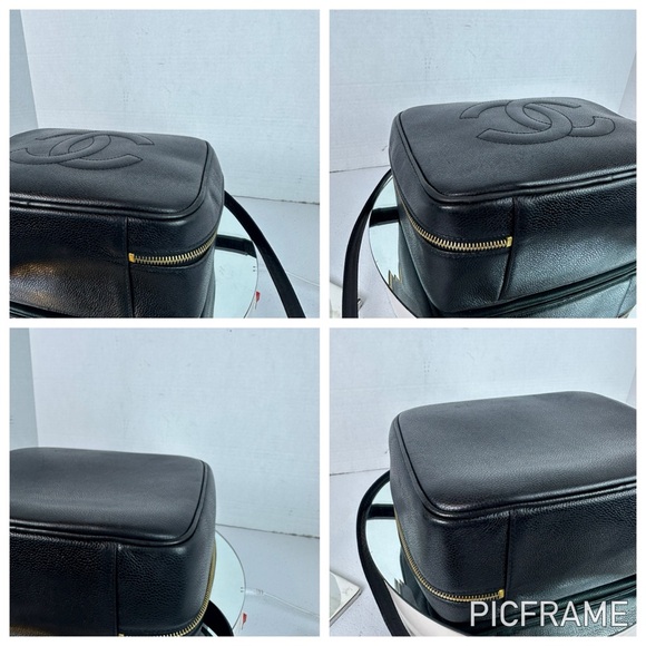 CHANEL CC CAVIAR LEATHER VANITY 2 Way BAG - Picture 10 of 12